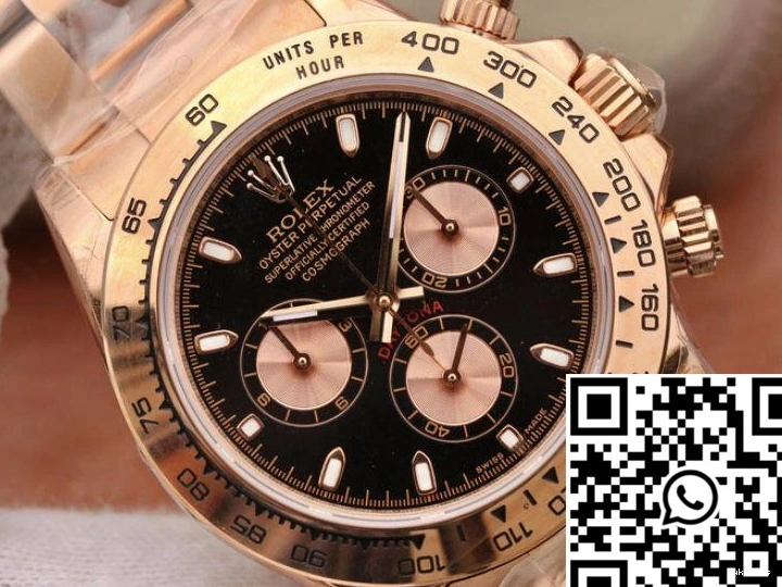 Black Factory Dial Daytona Cosmograph Rolex JH 116508-001 0305